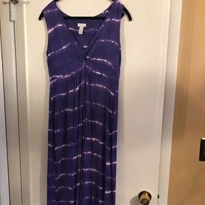 Tie dyed maxi dress